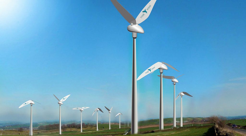 This Wind Turbine is inspired by a Hummingbird